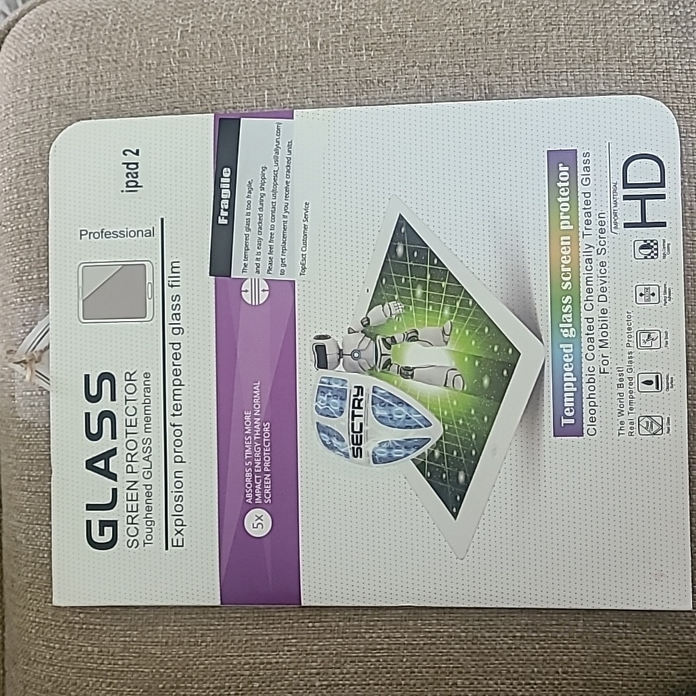 Glass Screen Pro Toughened Glass Membrane ipad 2